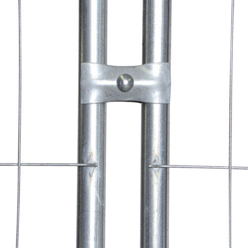 Metallische Verbindungsschelle für Zaun