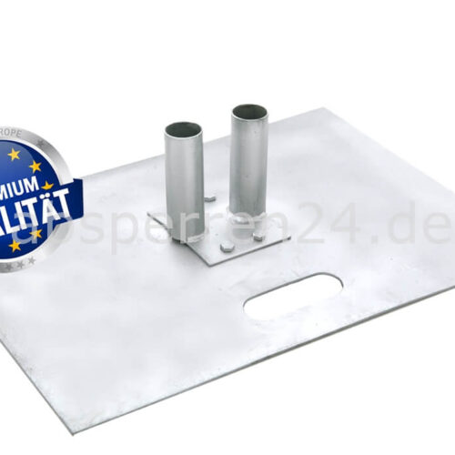 Mobilzaunplatte inklusive Bodenplatte