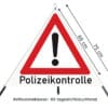 faltsignal gefahrenstelle Z101 R0 60 cm Polizeikontrolle | Nissen
