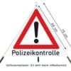 faltsignal gefahrenstelle Z101 R2 60 cm Polizeikontrolle| Nissen