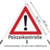 faltsignal gefahrenstelle Z101 R2 70 cm Polizeikontrolle | Nissen