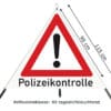 faltsignal gefahrenstelle Z101 R0 90 cm Polizeikontrolle | Nissen