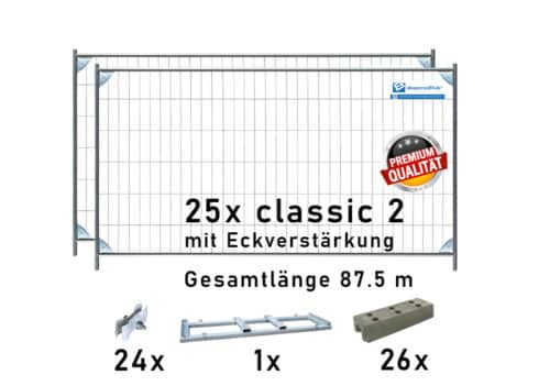 Bauzaunpaket | Bauzaunset | Mobilzaunpaket | Mobilzaunset