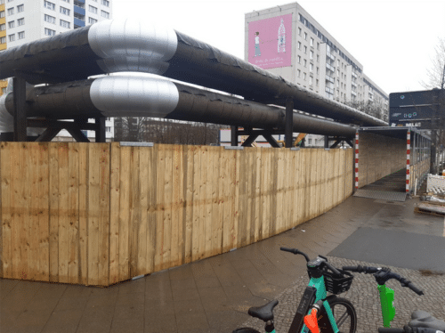 Holzbauzaun mit Massivholz Platten Set