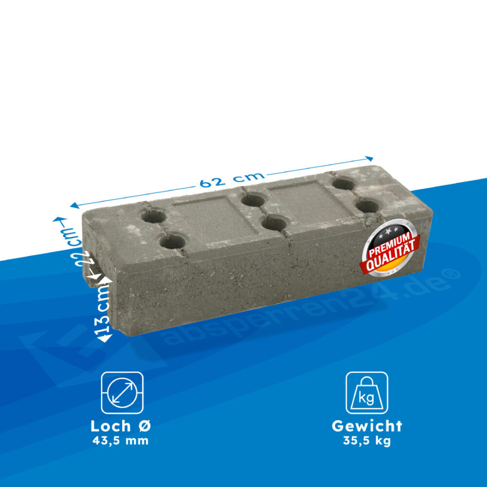 Bauzaun Paket / Set classic 2 mit 2 x TP25 und Betonfüßen