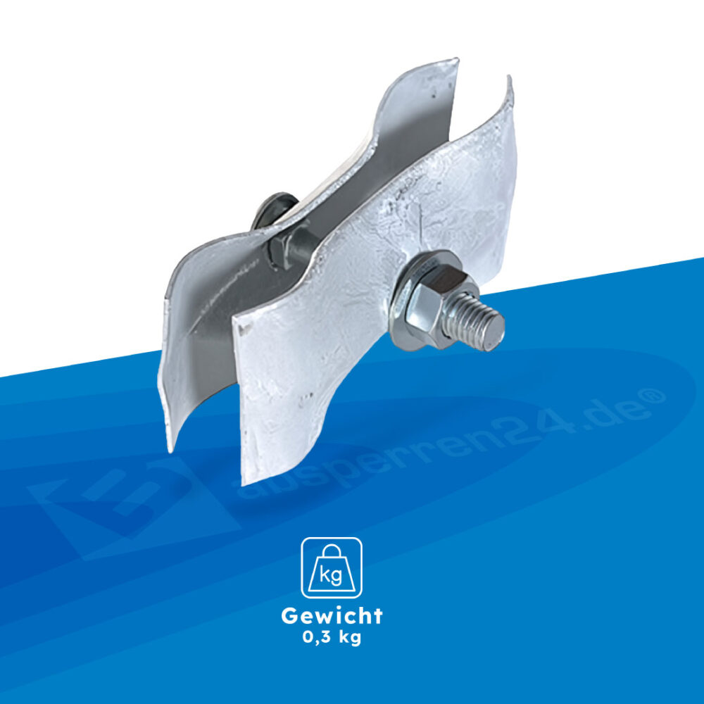 Bauzaun Paket / Set classic 2 mit 2 x TP25 und Betonfüßen