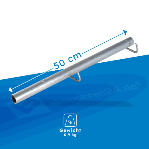 Stacheldrahthalter für Bauzaun