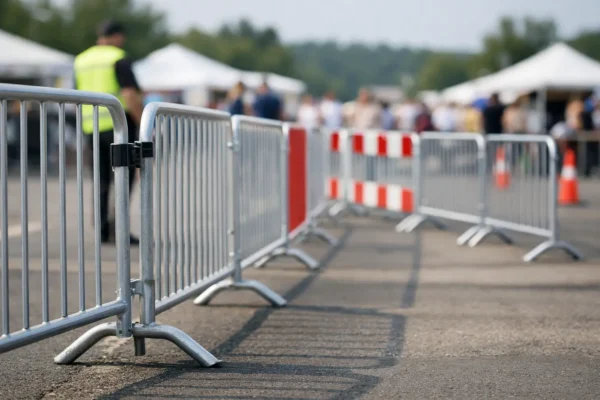 Absperrgitter für Besucherlenkung richtig wählen