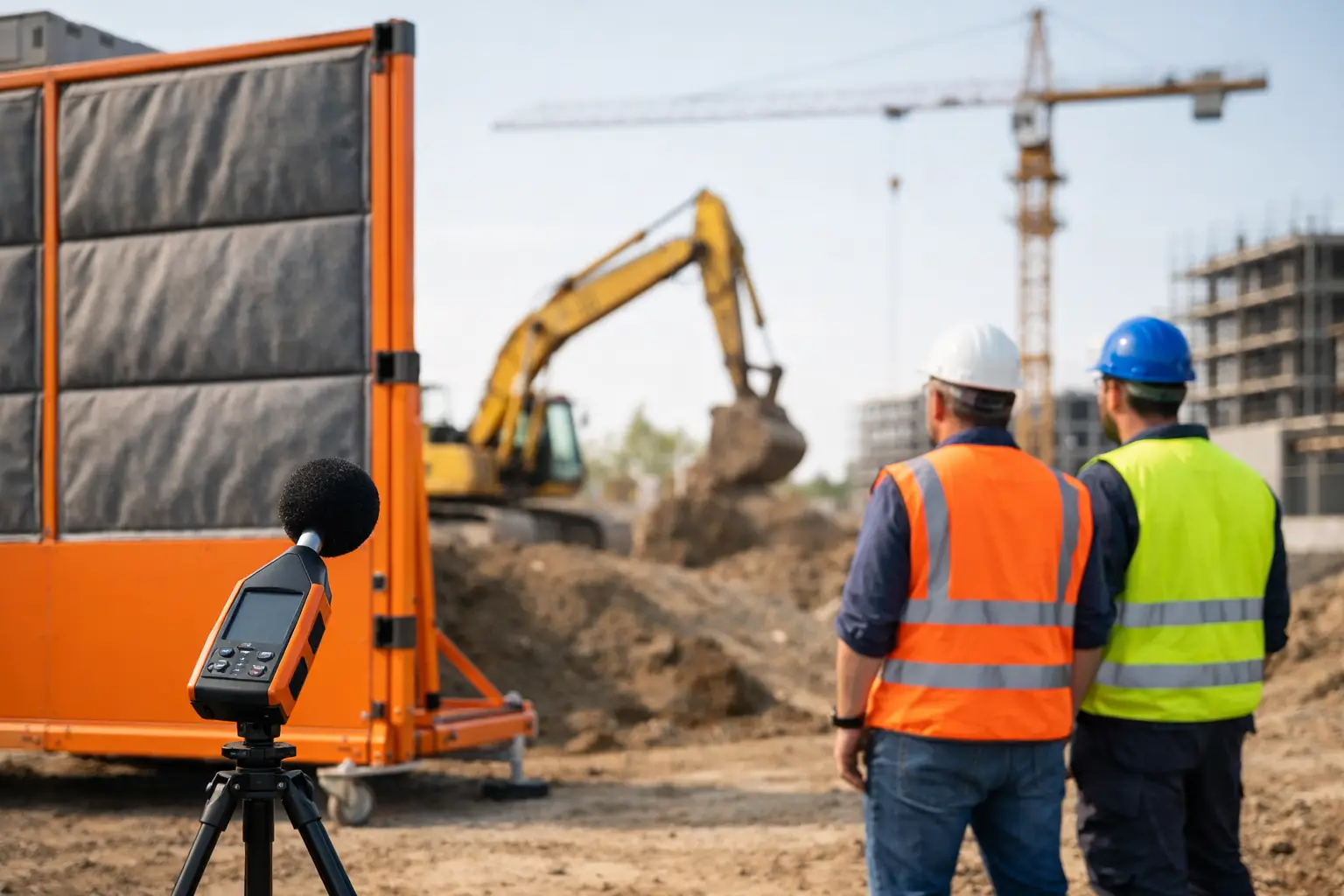 Baustellen Lärmschutz Lösungen im Praxistest