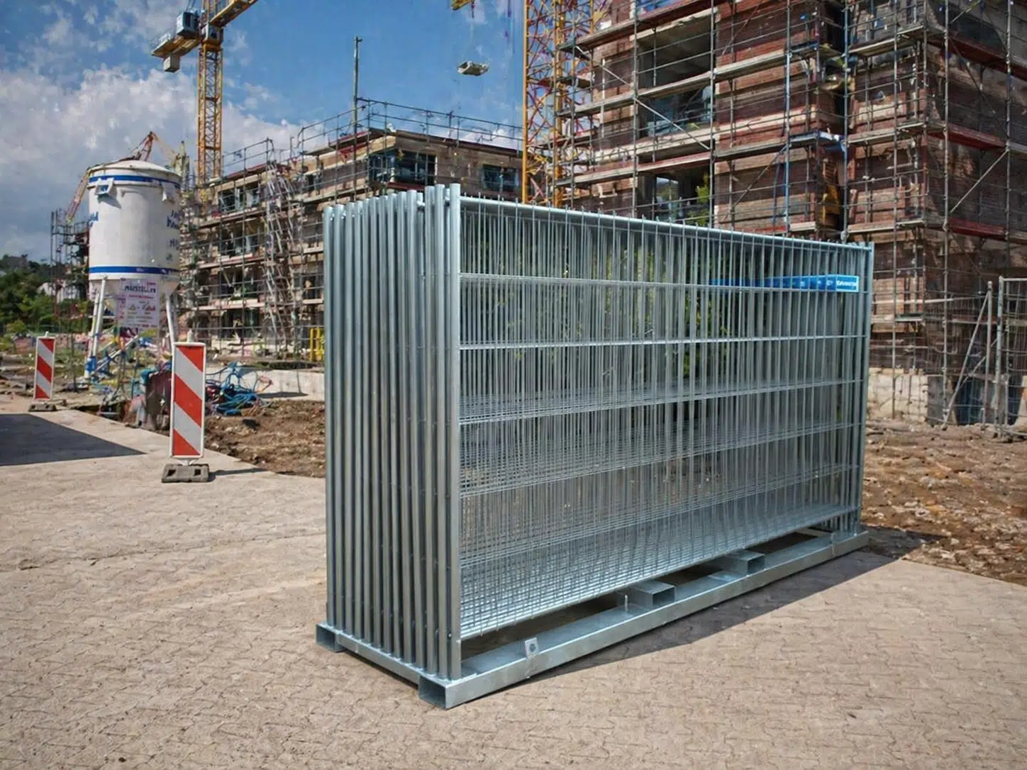 Transportgestell für Bauzäune richtig wählen